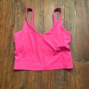 Sonic pink Lululemon align tank top size 6
